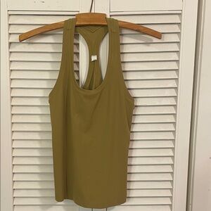 Lululemon Athletica Khaki Racerback Tank Top